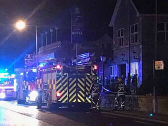 Fire At Hotel Earmarked For As...